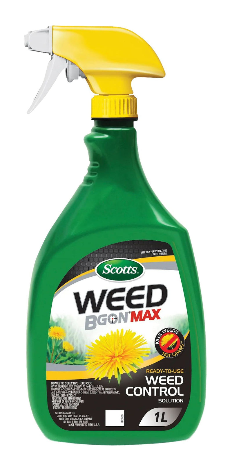 Scotts Weed B Gon MAX Weed Control Concentrate for Lawns, 1-L R1