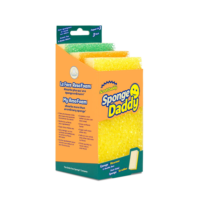 Scrub Daddy All-Purpose Gentle Scrub Cleaning Sponge, 3-pk B3