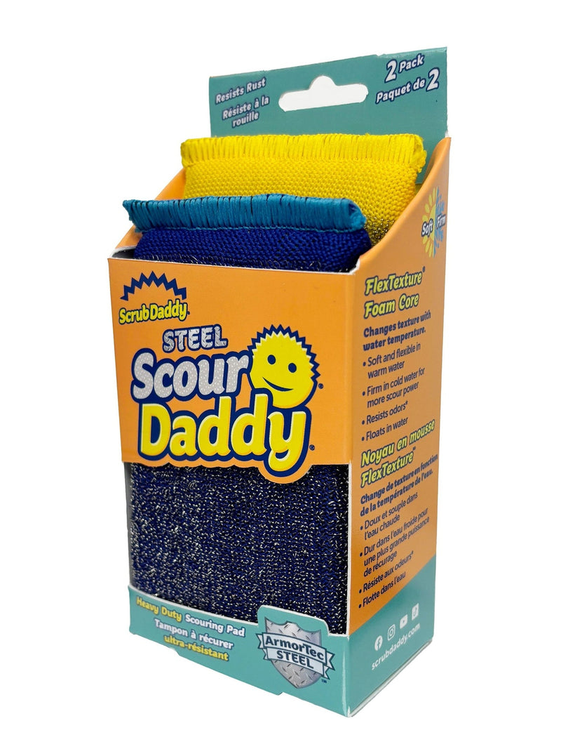 Scrub Daddy Scour Daddy Multi-Surface Steel Scouring Pads, 2-pk L1