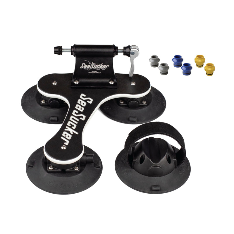 SeaSucker Talon MAX Bike Rack with HUSKE Plugs, Black I4
