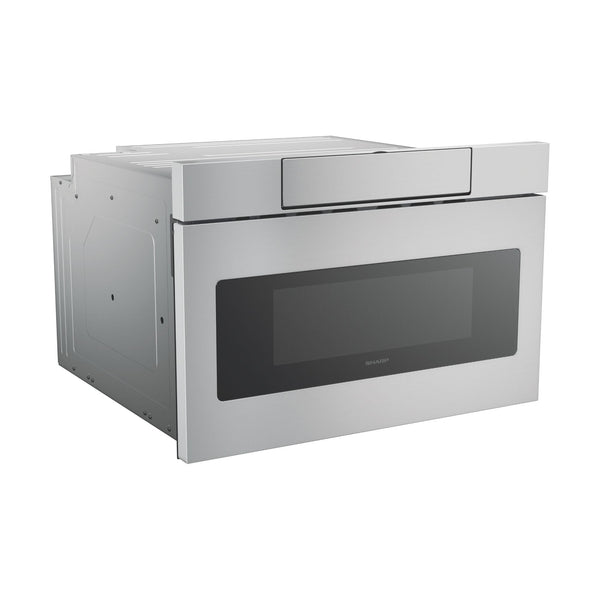 Sharp Built-In Microwave Drawer Oven with Hidden Controls, 24-in E1