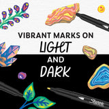 Sharpie Creative Markers, Fine Tip, 5 Pieces, Assorted Colours
