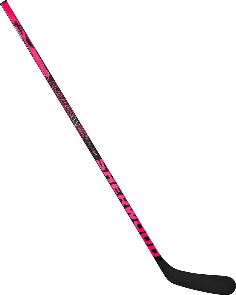 Sherwood Playrite 1 Composite Hockey Stick, Youth, 25/20 Flex, Pink L9