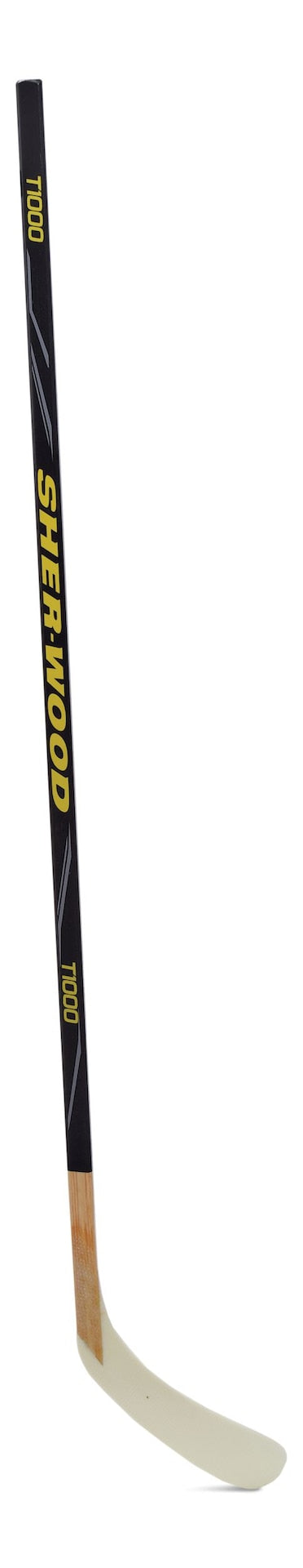 Sherwood T1000 Wood Street Hockey Stick with ABS Blade, Junior H4