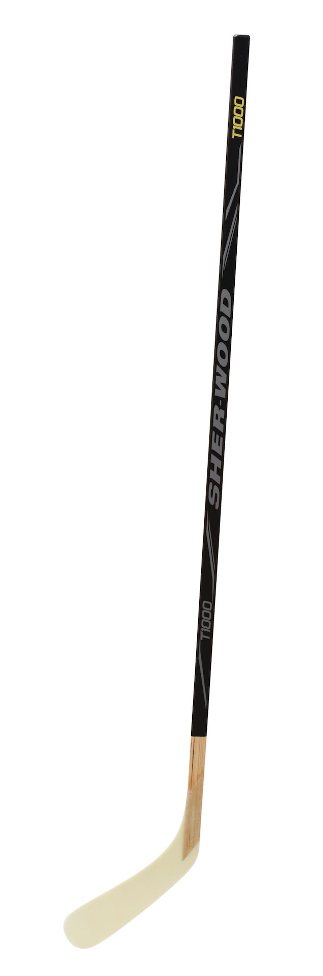 Sherwood T1000 Wood Street Hockey Stick with ABS Blade, Senior T6