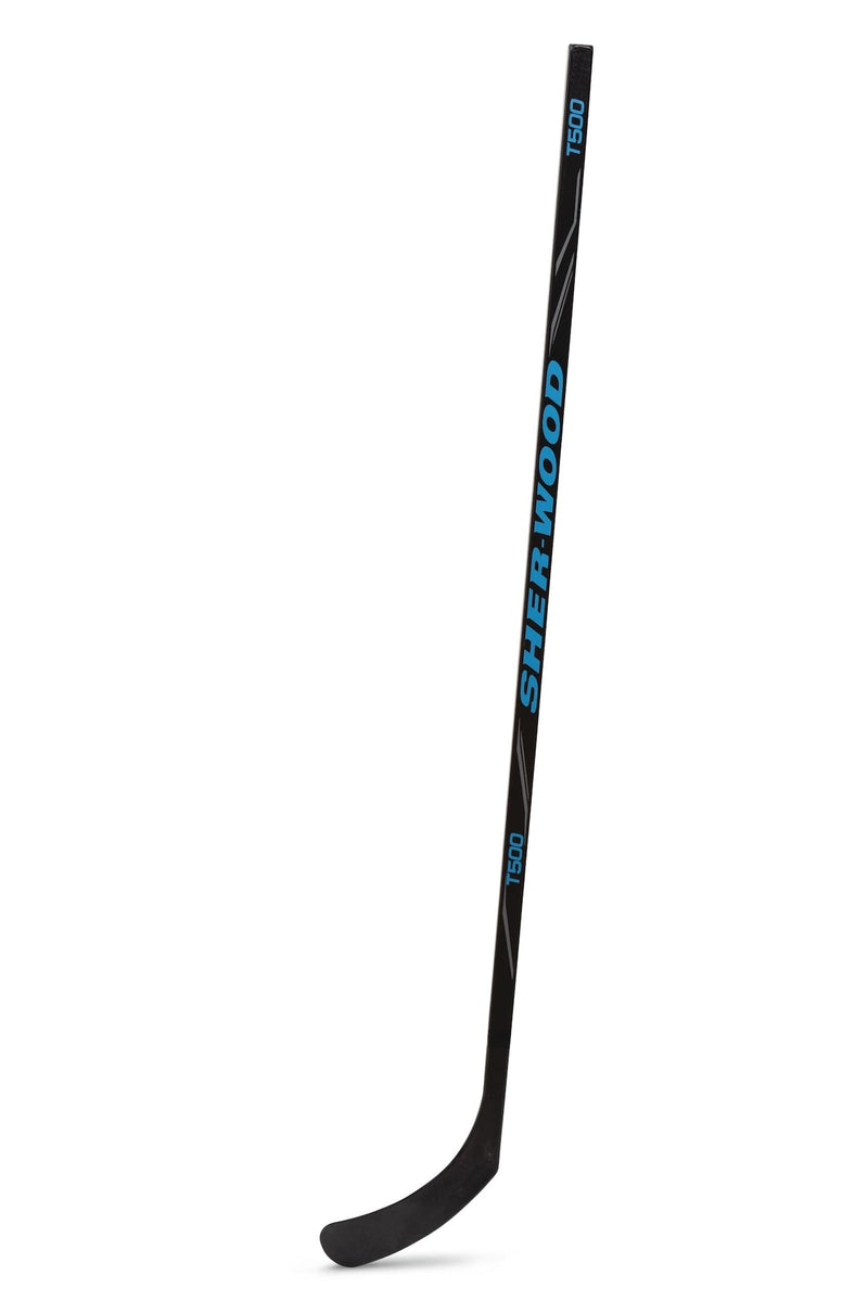 Sherwood T500 Wood Street Hockey Stick with Injected Blade, Junior O8