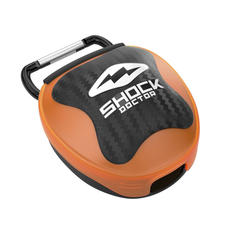Shock Doctor Mouthguard Case, Orange/Black, One Size Fits Most G4
