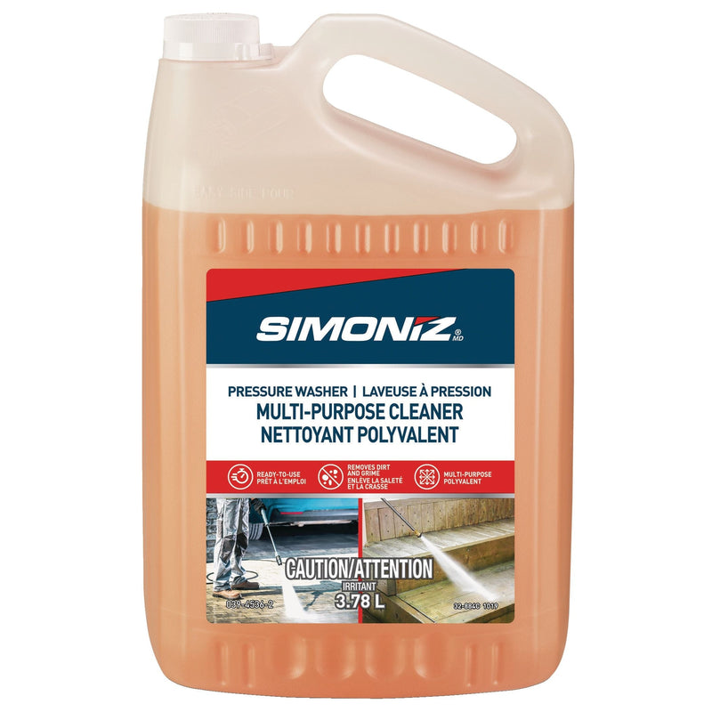 Simoniz Non-Toxic All-Purpose Ready-to-Use Pressure Washer Detergent, 3.78L A8