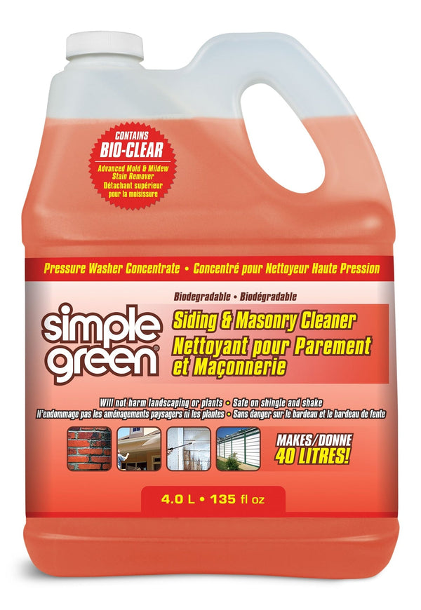 Simple Green Siding & Masonry Pressure Washer Detergent, 4L I3