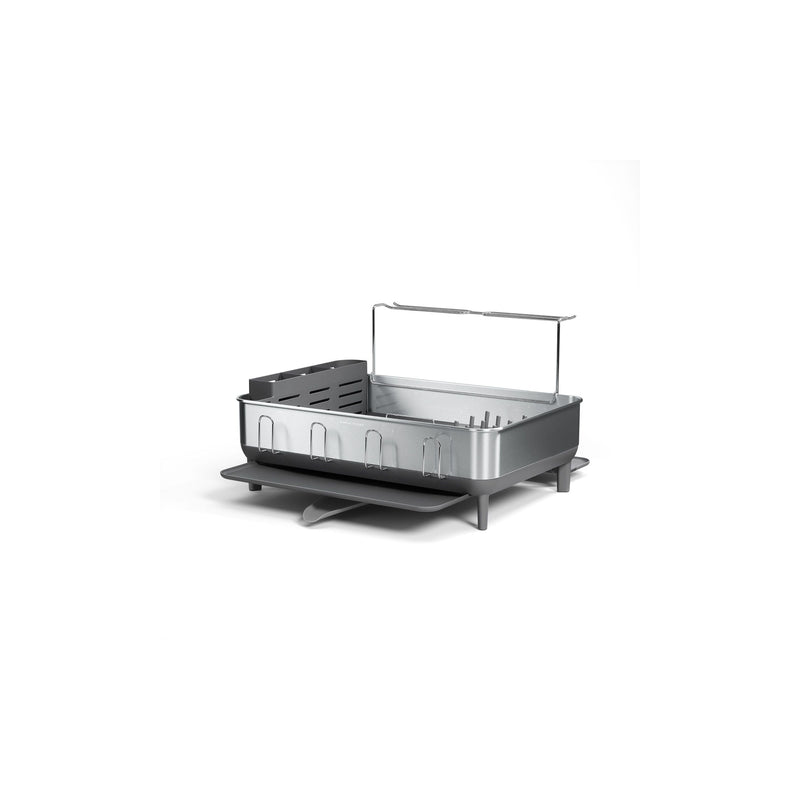 Simplehuman Large Steel Frame Dish Rack, Brushed Finish D2