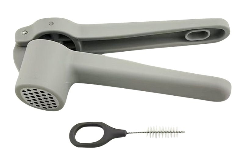 Simplicité Stainless Steel Garlic Press with Brush M2