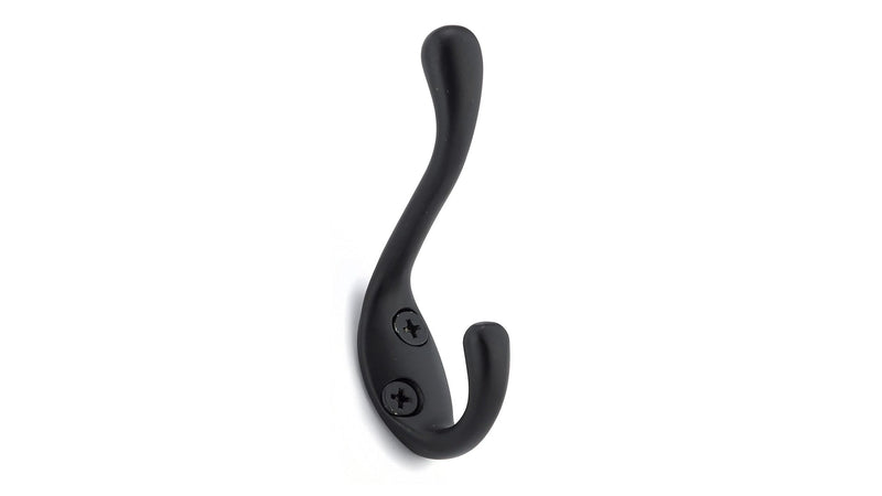 Single Hook, 3.5", Matte Black, 3pk M5