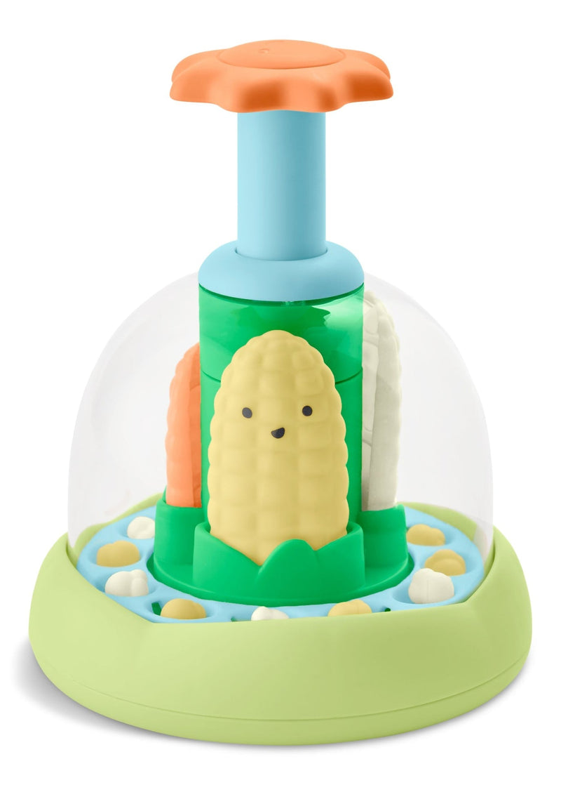 Skip Hop Farmstand Push & Spin Popper Baby Learning Toy, Ages 6m+ X0