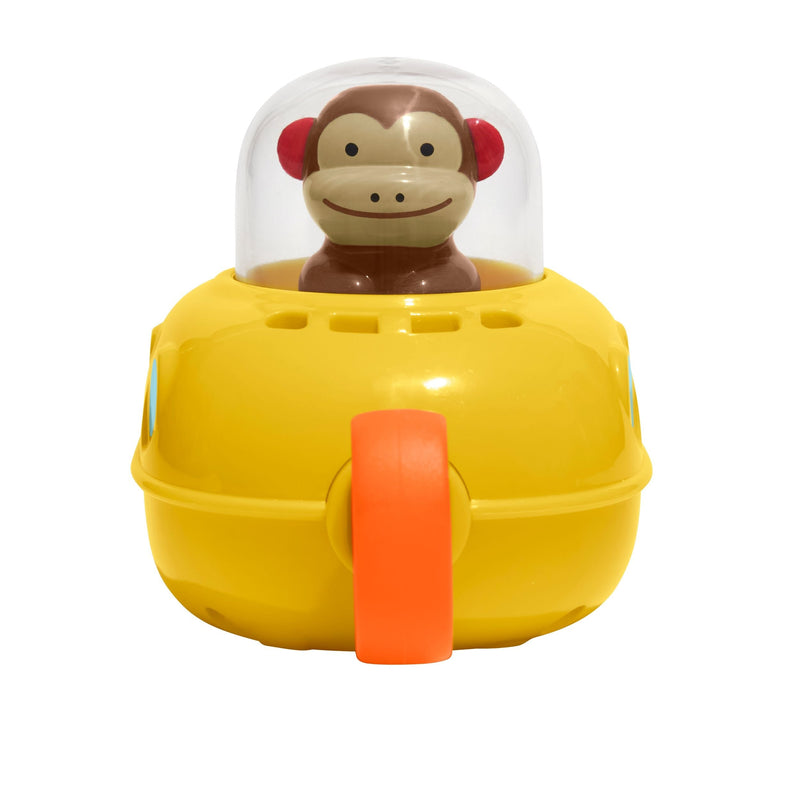 Skip Hop Zoo Pull & Go Monkey Submarine Bath Toy N3