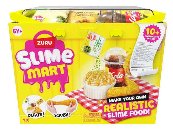 Slime Mart Small Shopping Basket, Series 2, Fast Food, Yellow A3