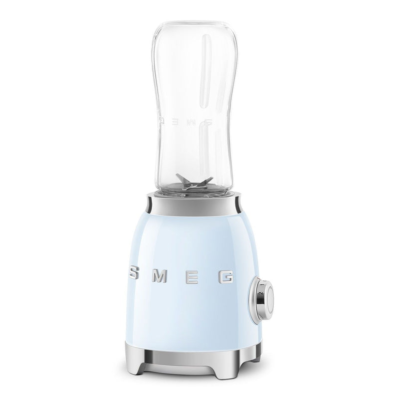 SMEG 300W Stainless Steel Personal Jar Blender, Pastel Blue O1