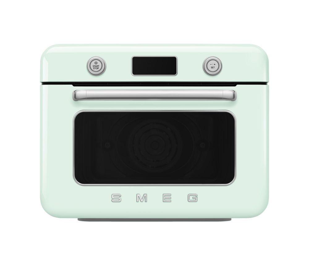 SMEG Combi Multifunction Steam Oven with Airfry, Pastel Green