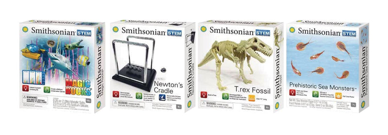 Smithsonian STEM 4-in-1 Micro Science Super Value Pack For Kids, Ages 8+ U4