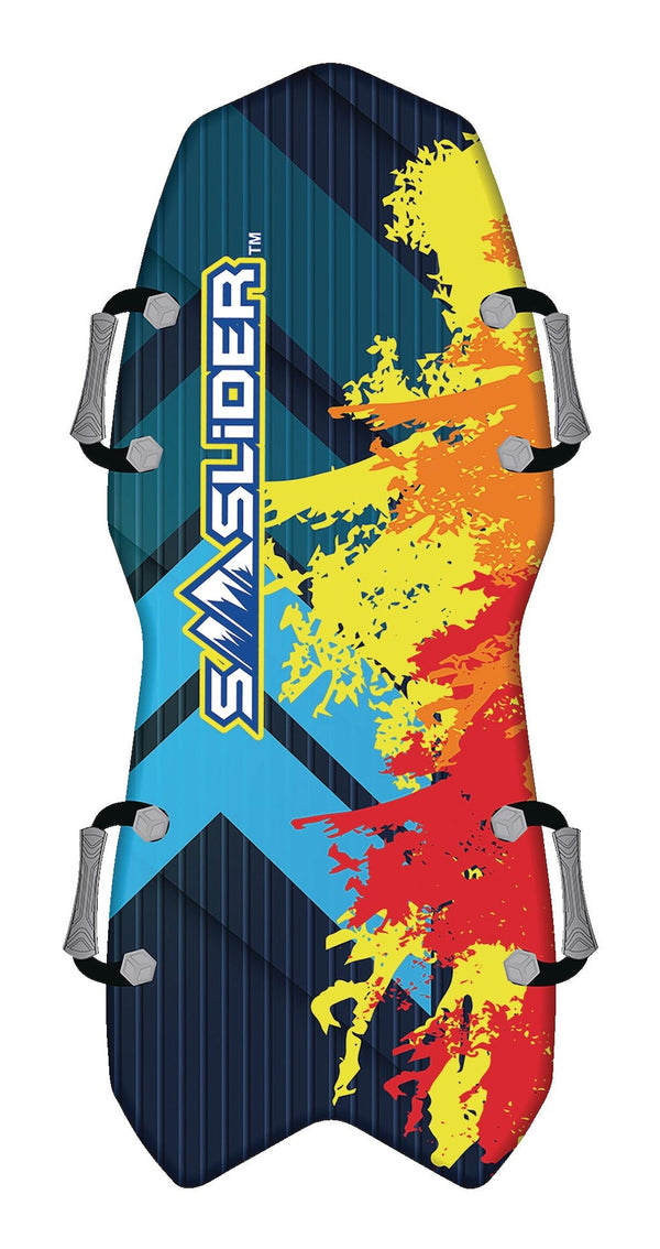 Snow Slider Splatter Kids' 2-Person Lightweight Foam Winter Snow Sled/Toboggan with Handles E6