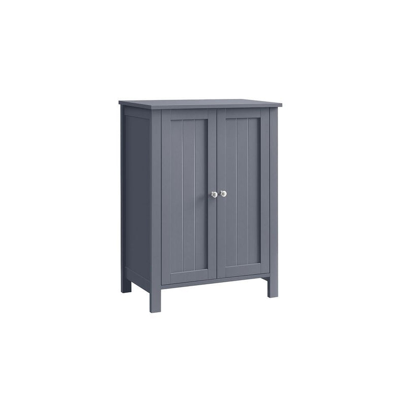 Songmics Home Dove Grey Floor Cabinet with 2 Adjustable Shelves Y0