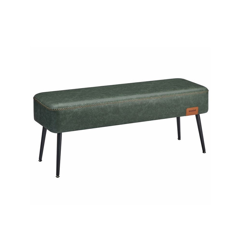 Songmics Home EKHO Collection Forest Green Synthetic Leather Bench U2
