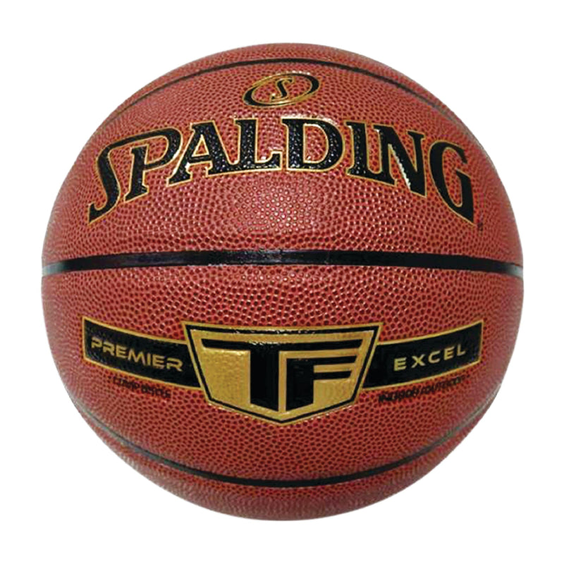 Spalding Premier Excel Indoor/Outdoor Composite Basketball, Official Size 7, 29.5-in M9