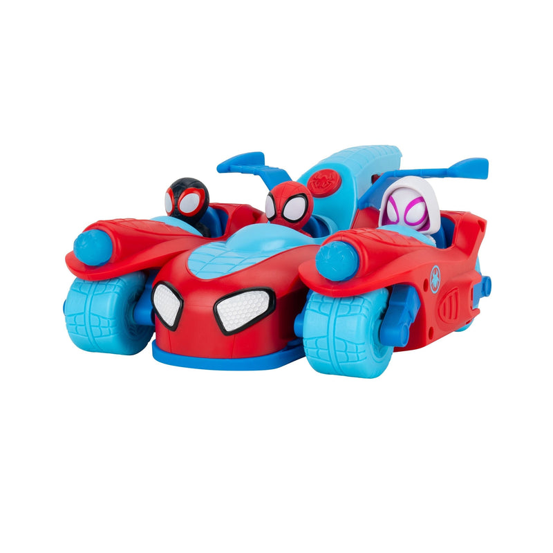 Spiderman Spidey & His Amazing Friends Spidey Team Split Racer, 3-in-1 Vehicle, Ages 3+, 8.5-in H9