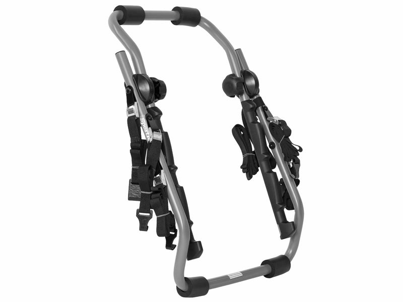 SportRack SR3162 Back-Up 3-Bike Trunk Mount Bike Rack with 6 Adjustable Straps, Granite Grey U6