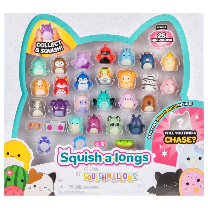 Squishmallows Squish A Longs Pack for Ages 3+, 25-pk X5