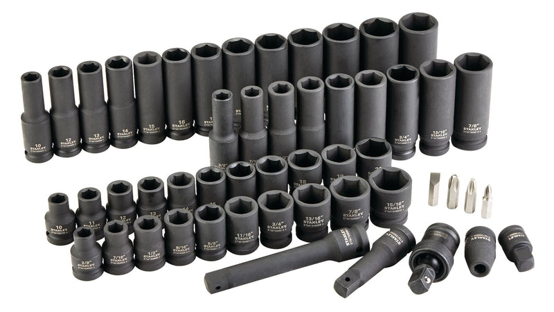 Stanley Pro 1/2-in Impact Socket Set, 52-pc X7