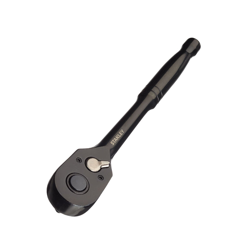 Stanley Professional Grade 1/2-in Drive Ratchet, Black Chrome J8