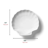 Starfrit Gourmet Bistro Shell Dishes, 2 Piece, White
