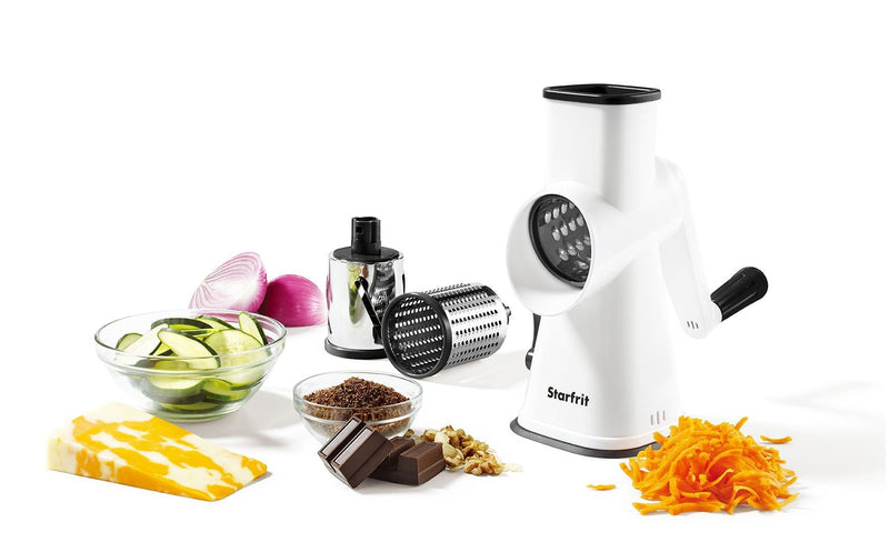 Starfrit Stainless Steel Drum Grater with Suction Cup Base C3