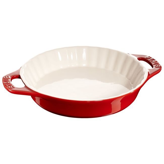 Staub 9 inch Pie Dish Cherry V3