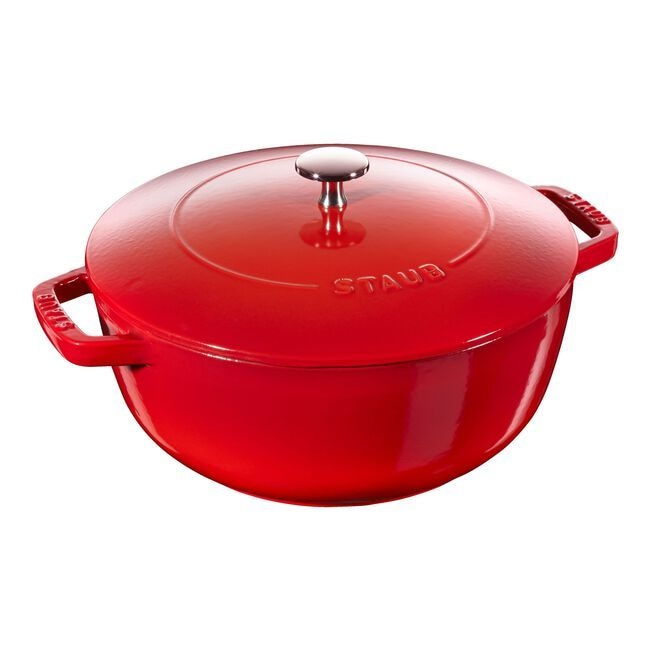 STAUB FRENCH OVEN 3.6L / 3.75QT 24CM CHERRY X3