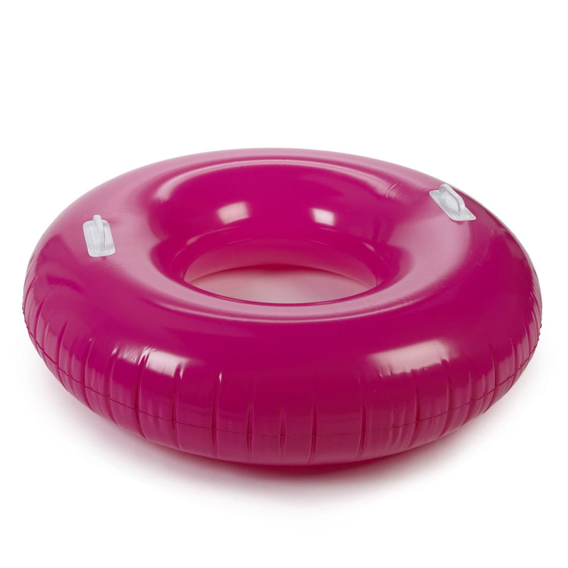 Stella & Finn Inflatable Round Pool Swim Tube, 40 x 10-in, Assorted Colours H5