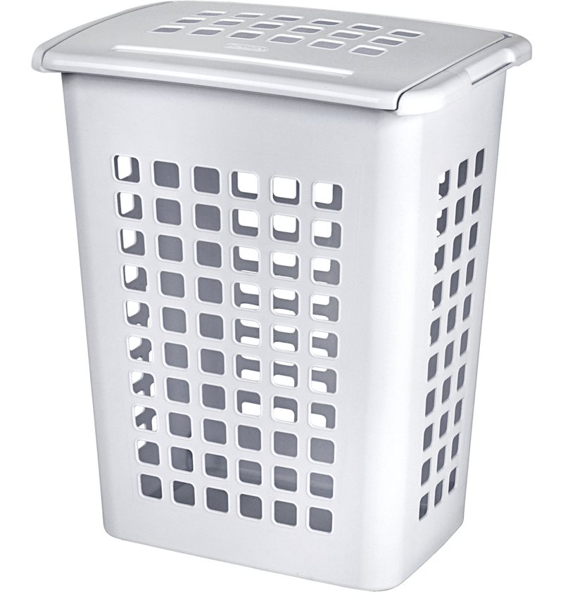 Sterilite Rectangular Laundry Hamper, 19.1 L x 13.75 W x 22.9-in H, 62 L Capacity W3