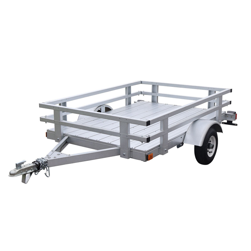 Stirling 4x6-ft Rail Side Galvalume Plus Stirling Kit Trailer D9