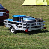 Stirling 4x6-ft Rail Side Galvalume Plus Stirling Kit Trailer