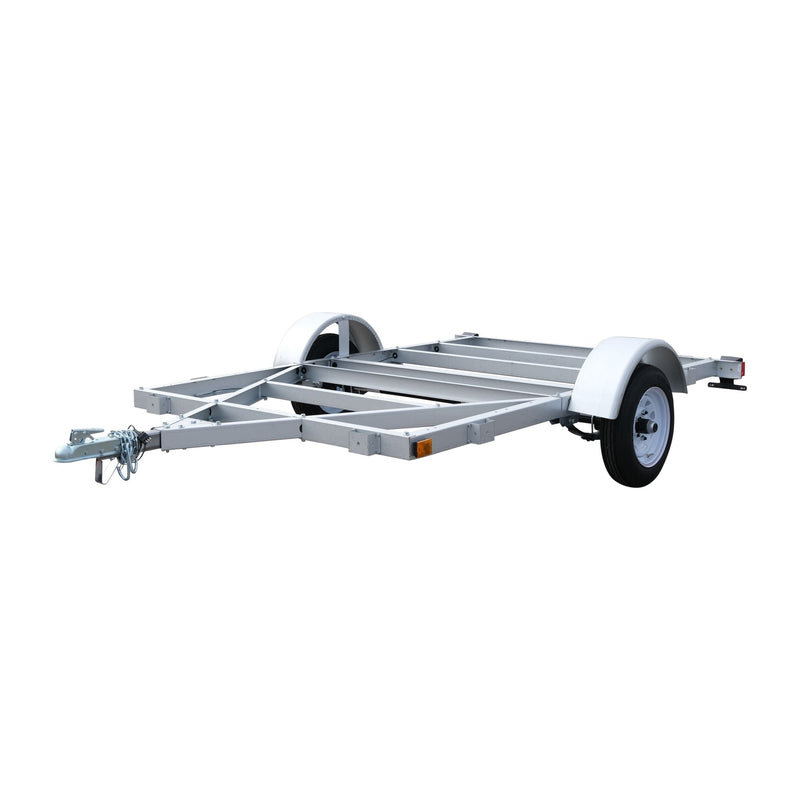 Stirling 5x8-ft Open Frame Galvalume Plus Stirling Kit Trailer L6