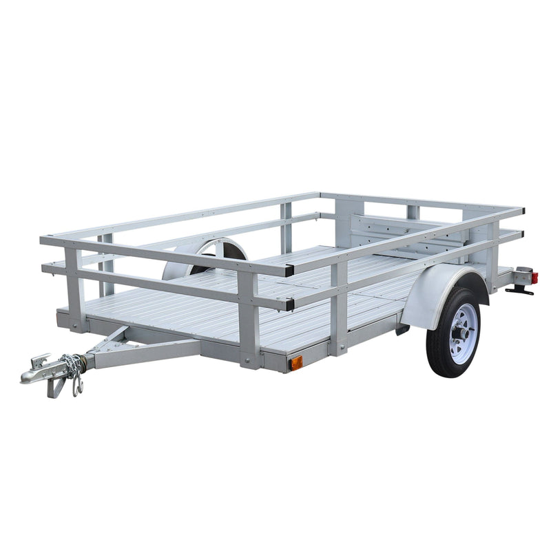 Stirling 5x8-ft Rail Side Galvalume Plus Stirling Kit Trailer O8