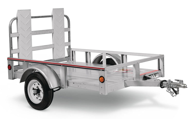 Stirling Galvalume Plus Open Rail Trailer, 4-ft x 6-ft Q8