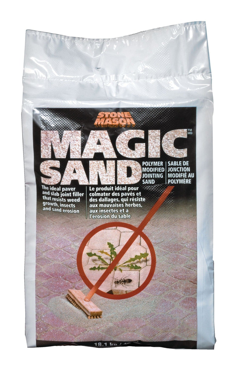 Stone Mason Magic Sand, Polymeric Paver Locking/Jointing Sand, Weed-Resistant, 18.1-kg H5