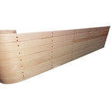 Streamridge Grizzly Kids' Traditional Vintage Wooden Winter Toboggan Sled & Seat Pad, 4-ft