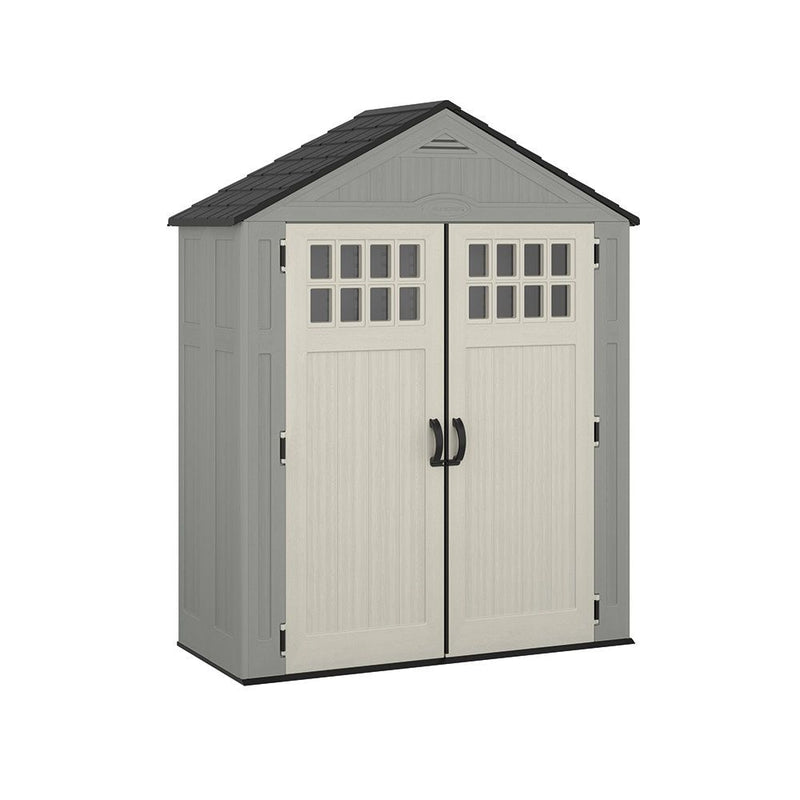 Suncast Everett 6x3-ft Dove Grey All-Weather Storage Shed Y5