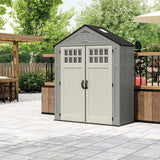 Suncast Everett 6x3-ft Dove Grey All-Weather Storage Shed