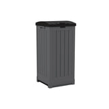 Suncast Trash Hideaway Outdoor Garbage/Trash Refuse Container, 135L