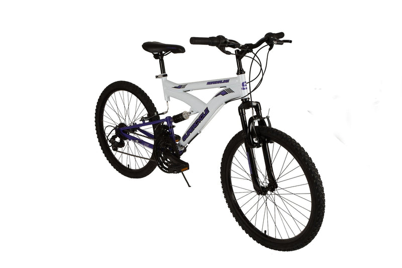 Supercycle Adrenaline Youth DS Mountain Bike 24-in, White A4