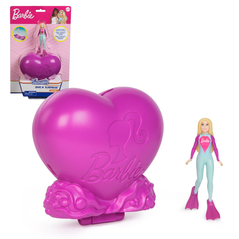 Swimways Licensed Character Ariel Dive N' Surprise Pool Toy, Ages 5+, Assorted O6