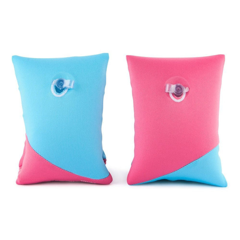 Swimways Swimmies Fabric-Covered Kids' Arm Floats, Swim Aid, Blue, Ages 3+ Z9